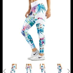 DoYouEven Jungle Leggings White (M)